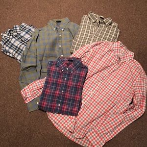 Bundle of long sleeve J. Crew button ups